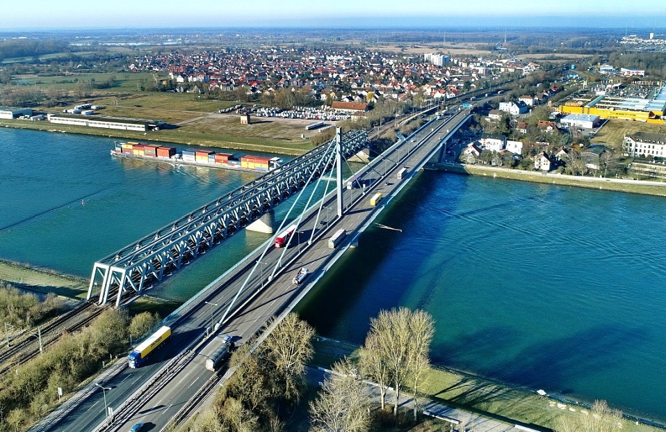 Rheinbrücke Karlsruhe-Maxau