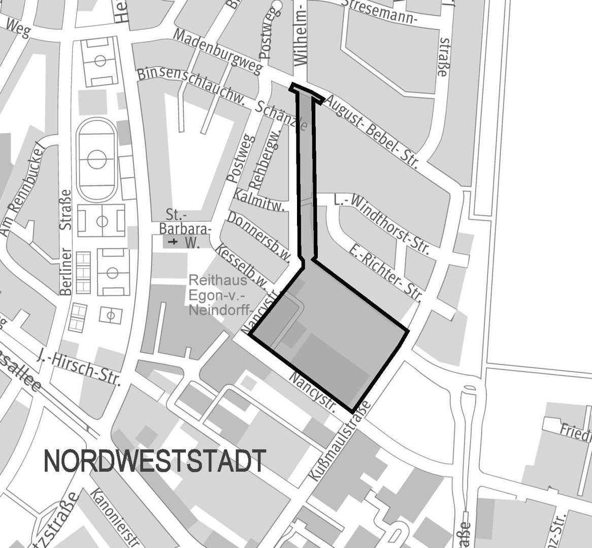 Plan Nancystraße