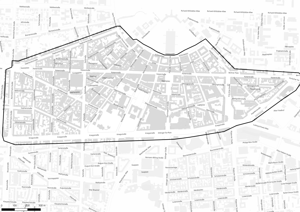 Gebietabgrenzung Innenstadt